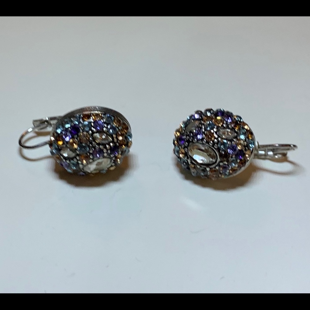 Brighton multi colored stones earrings